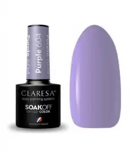 Claresa - Esmalte semipermanente Soak off - 604: Purple