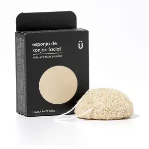 Esponja konjac facial cáscara de nuez 15 gr