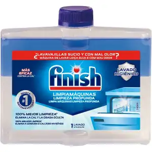 Finish Limpia Máquinas Limpieza Profunda 250 ml Limpiador de Lavavajillas