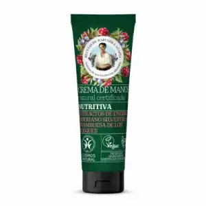 Agafia Crema De Manos Natural Certificada Nutritiva, 75 ml