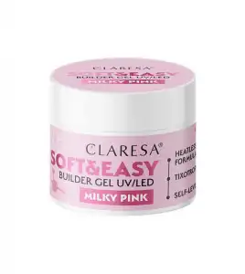 Claresa - Gel constructor Soft & Easy - Milky pink - 45 g