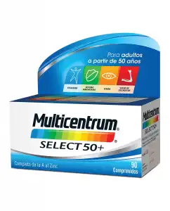 Multicentrum - 90 Comprimidos Select 50+