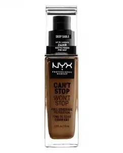 NYX Professional Makeup - Base De Maquillaje Cant Stop Wont Stop 24-Hour Fndt