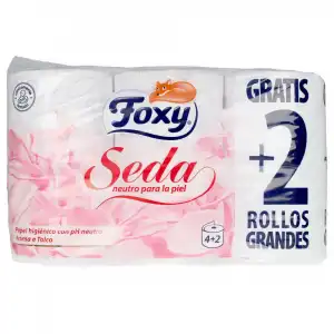 Seda papel higiénico ph neutro aroma talco 3 capas 6 rollos