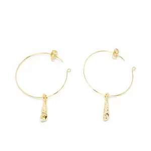 Agulla pendientes #oro brillo 1 u