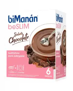 BiManán® - Natillas Praliné Menú Sustitutive Bimanán