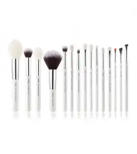 Jessup Beauty - Set de brochas 15 piezas - T242: White/Silver