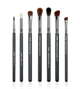 Jessup Beauty - Set de Pinceles 7 piezas - T122: Black/Silver