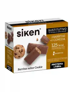 Siken® - Caja 8 Barritas Cookie 44 G Siken