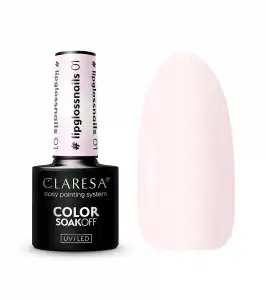 Claresa - Esmalte semipermanente Soak off - 01: Lip Gloss Nail