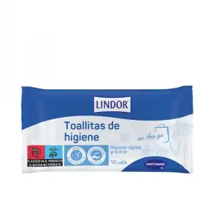 Lindor toallitas húmedas 10 u