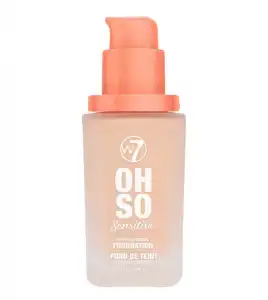 W7 - *Oh So Sensitive* - Base de maquillaje hipoalergénica - Sand Beige