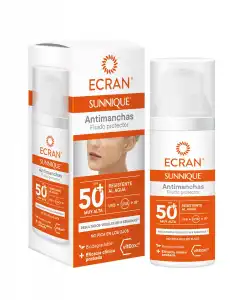 Ecran - Protector Solar Antimanchas Cara Y Escote SPF50+ Sunnique