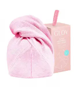 GLOV - Toalla para cabello de microfibra Hair Wrap - Rosa