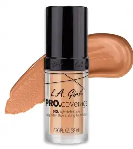 L.A. Girl - Base de Maquillaje Líquida Pro Coverage Illuminating - GLM644: Natural