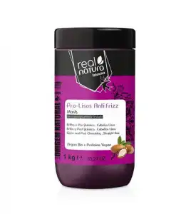 Real Natura - Mascarilla capilar Pro Lisos Anti frizz Intensivo 1kg