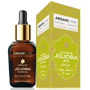 Arganicare  Aceite de Jojoba Biológico 3 en 1, 30 ml