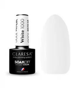 Claresa - Esmalte semipermanente Soak off - 1000: White