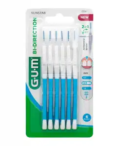 Gum - Cepillo Interdental Bi-Direction Mediano 0,9 Mm