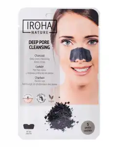 Iroha Nature - Parches De Nariz Limpieza Profunda De Poros Con Carbón Activo