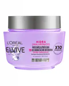 L'Oréal Paris - Mascarilla 72h Hidratación Intensiva Hidra Hialurónico Elvive