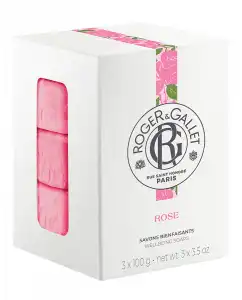 Roger&Gallet - Jabón Rose Savon 3X100 G Roger & Gallet