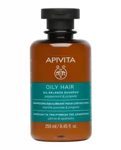 Apivita - Champú Equilibrante Cabello Graso Menta & Propóleo