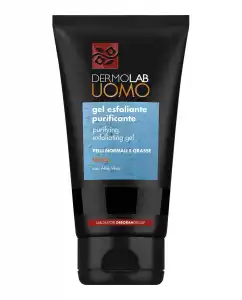 DERMOLAB UOMO - Gel Exfoliante Facial Purificante Para Pieles Normales Y Grasas