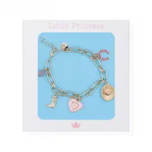 Little Princess Pulsera Eslabones Rosa