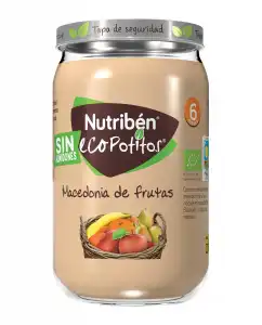 Nutribén® - Potito Eco Macedonia De Frutas 6 Meses