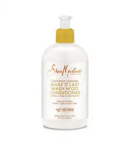 Shea Moisture - Acondicionador Make It Last Wash N' Go - Natillas de coco