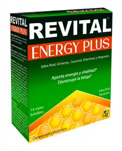 Revital - 14 viales Revital Energy Plus.