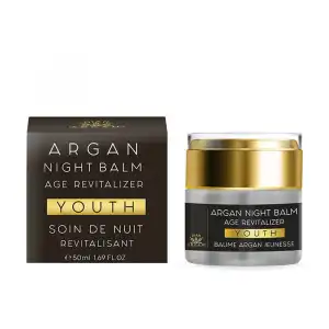 Crema De Noche Revitalizante antiedad de argán puro 50 ml