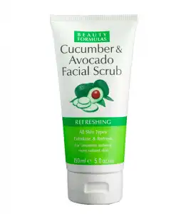 Beauty Formulas - Exfoliante Facial de Pepino y Aguacate - Refrescante