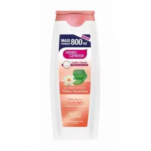 Hidro Genesse Pieles Sensibles con Aloe y Lirio 800 ml Gel de Baño