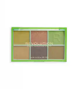 Revolution - Mini paleta de sombra Mini Colour Reloaded - Its Giving Green