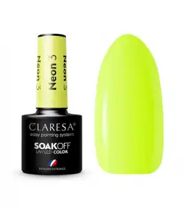 Claresa - Esmalte semipermanente Soak off - 3: Neon