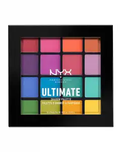 NYX Professional Makeup - Paleta Sombras De Ojos Ultimate Shadow Brights