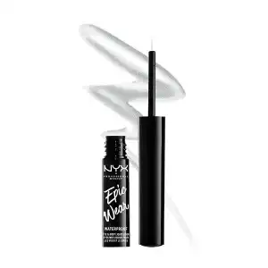 **E Epic Wear Metallic Liquid Liner Silver M Silver Metallic