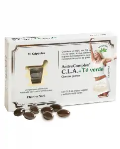 Pharma Nord - Cápsulas Quemagrasas ActiveComplex CLA+Té Verde