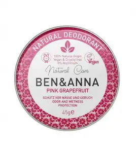 Ben & Anna - Desodorante en lata metálica - Pink grapefruit