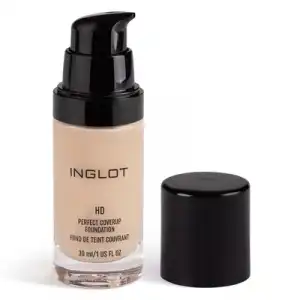 Inglot Maquillaje HD Perfect Coverup Foundation Inglot 71, Claro, 30 ml