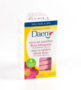 Daen - Cera en pastillas - Rosa mosqueta