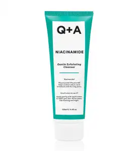 Q+A Skincare - Limpiador exfoliante facial con niacinamida