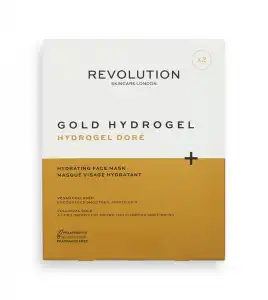 Revolution Skincare - Pack de 2 mascarillas hidratantes Gold Hydrogel