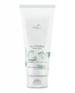 Wella Professionals - Acondicionador Desenredante Para Rizos Y Ondas Nutricurls 200 Ml