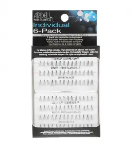 Ardell - Pack de pestañas postizas Individuales Duralash - Knot-free Naturals: Short Black