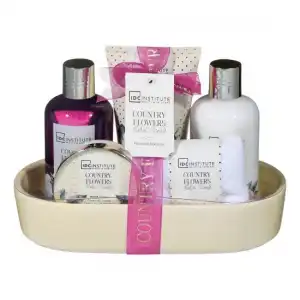 IDC INSTITUTE Country Flowers Blooming Bodycare Set 1 und Set de Baño