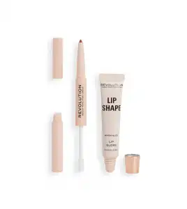 Revolution - Set de labios Lip Shape - Warm Nude