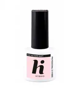 Hi Hybrid - Top coat mate para esmalte semipermanente Top No Wipe - 5ml